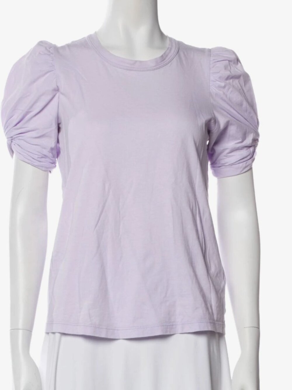 A.L.C. Crew Neck Short Sleeve T-Shirt XS Purple